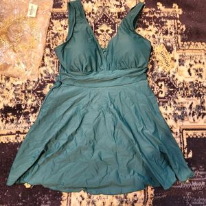 Teal swimdress